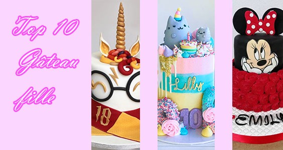 Top 10 des gâteaux d'anniversaire de petites filles